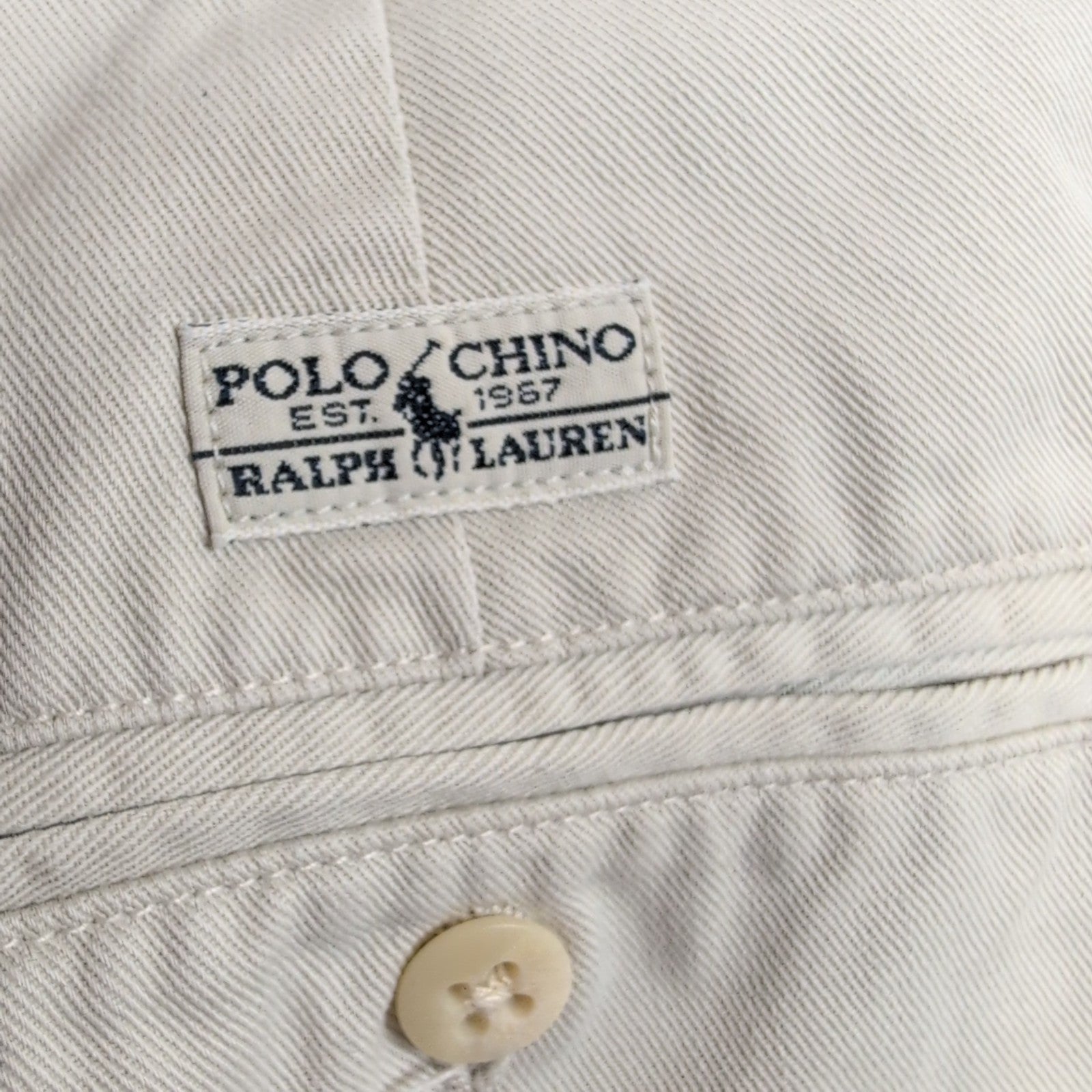 Pantalon chino Polo Ralph Lauren crème taille W42xL32 FR42 #41cr