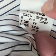 Chemise HUGO BOSS 100% Coton XL Slim Fit Blanche Poignets Mousquetaires