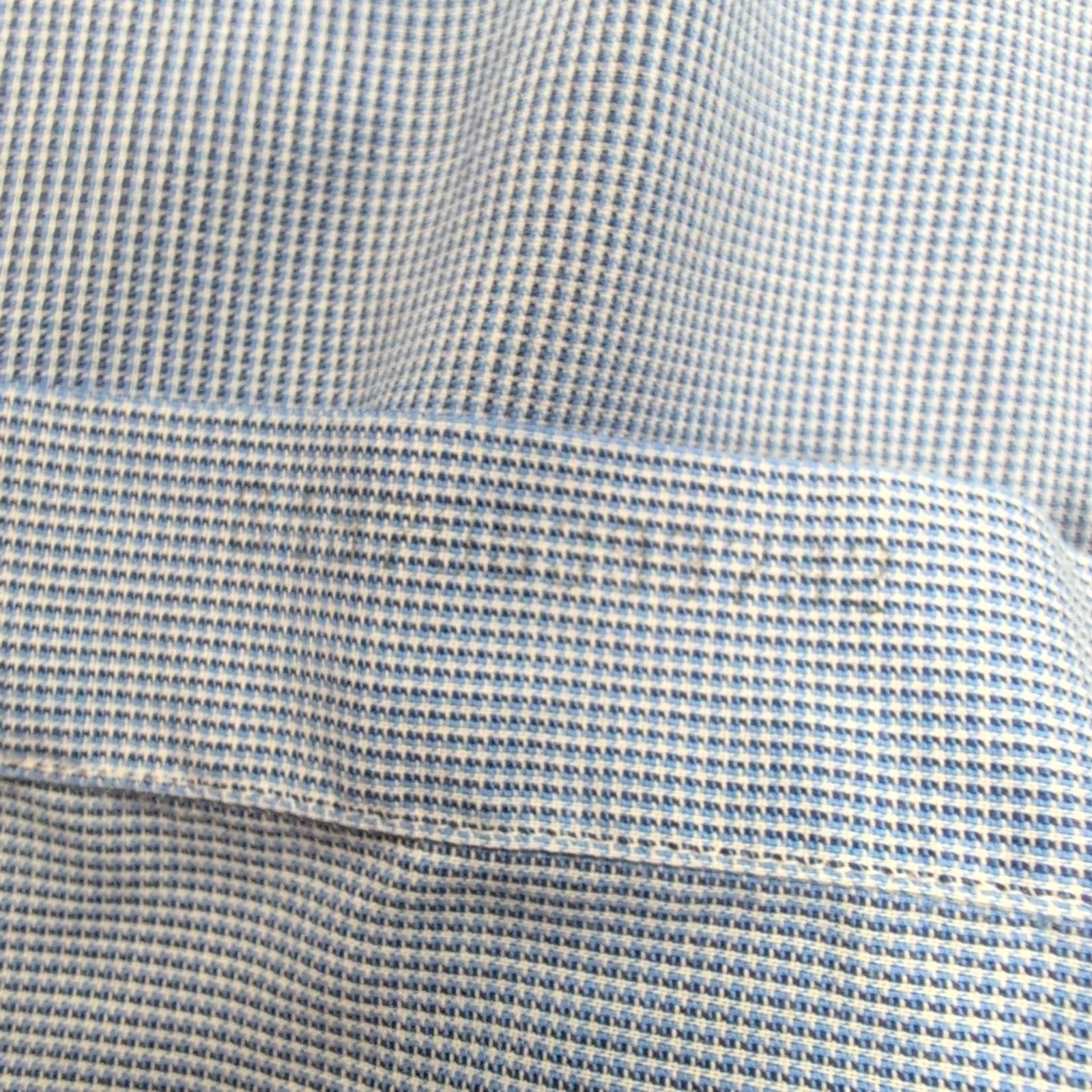 Chemise Ralph Lauren Yarmouth XL Bleu Microcarreaux Manches Courtes