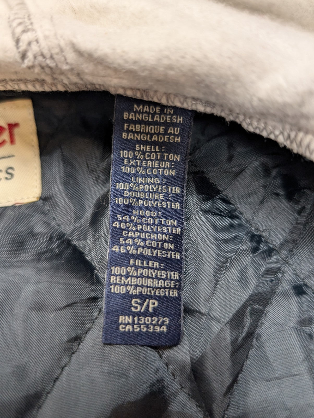 Wrangler Surchemise Flanelle Matelassée Capuche T.S Veste Carreau Gris |243S