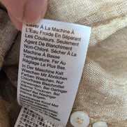Chemise J.Crew Slim Fit M L Marron Clair Irish Linen Baird McNutt manches long