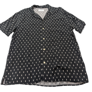 Chemise hawaïenne Old Navy noir et blanche ananas taille M
