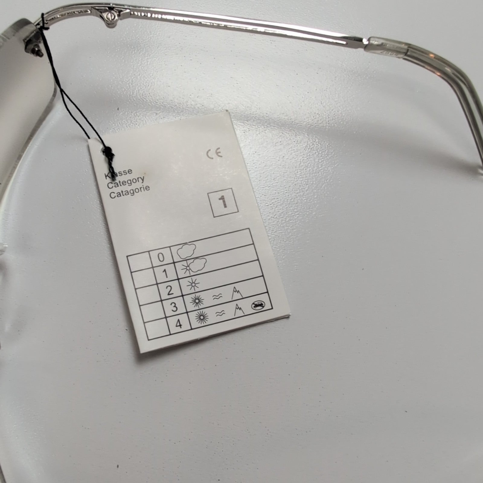Lunettes de soleil Y2K Branche fine Sans Monture Rectangulaire Dégradé