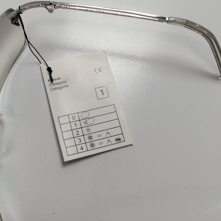 Lunettes de soleil Y2K Branche fine Sans Monture Rectangulaire Dégradé