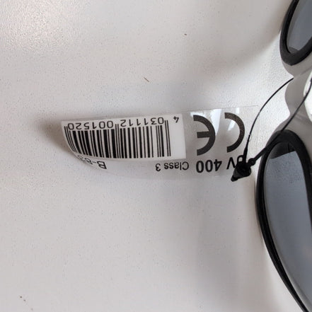 Lunettes de soleil Y2K Branches larges Métal gris satiné 6 trous