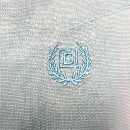 Chemise CHAPS verte unie taille XL #161e