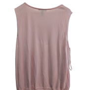 Débardeur femme Lauren Ralph Lauren 3X XXXL rose pâle coton liens côtés