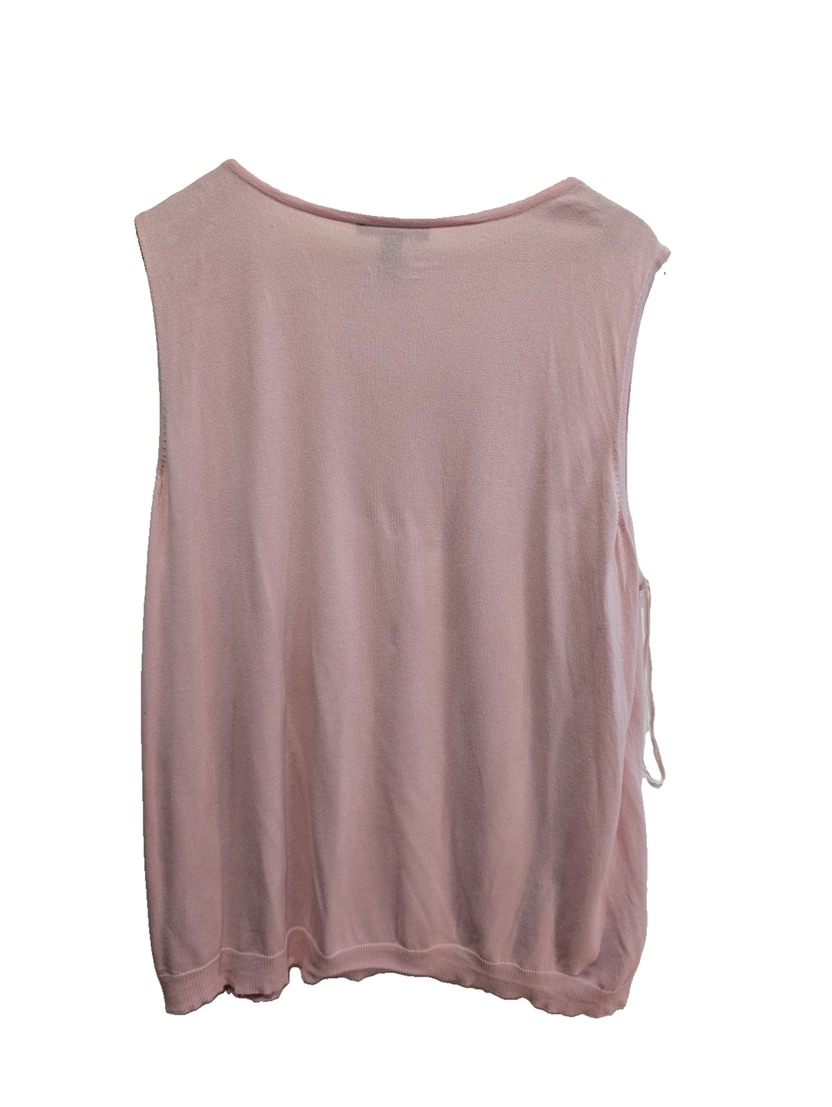 Débardeur femme Lauren Ralph Lauren 3X XXXL rose pâle coton liens côtés