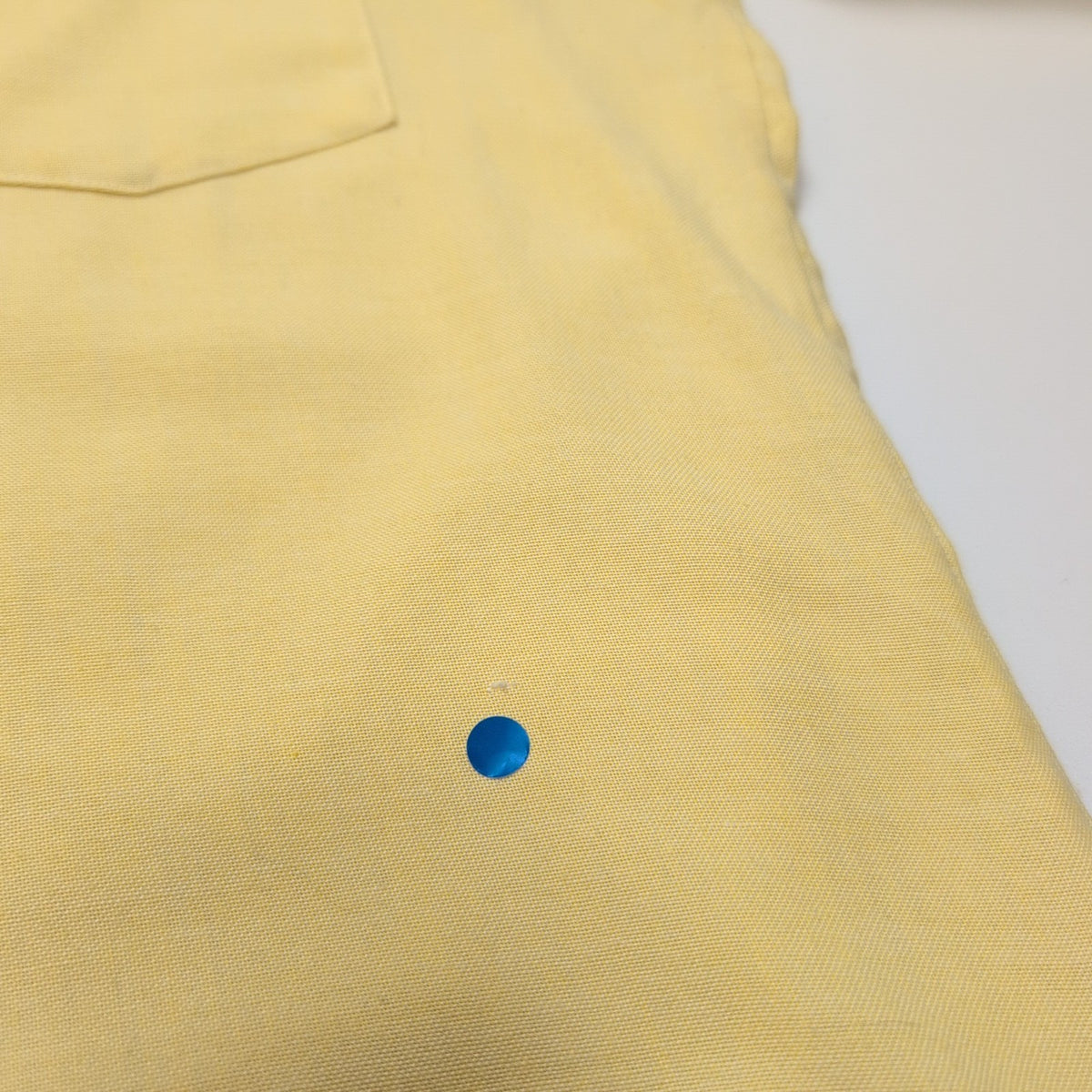 Chemise Lancer M Jaune Never Needs Ironing Button Down Vintage