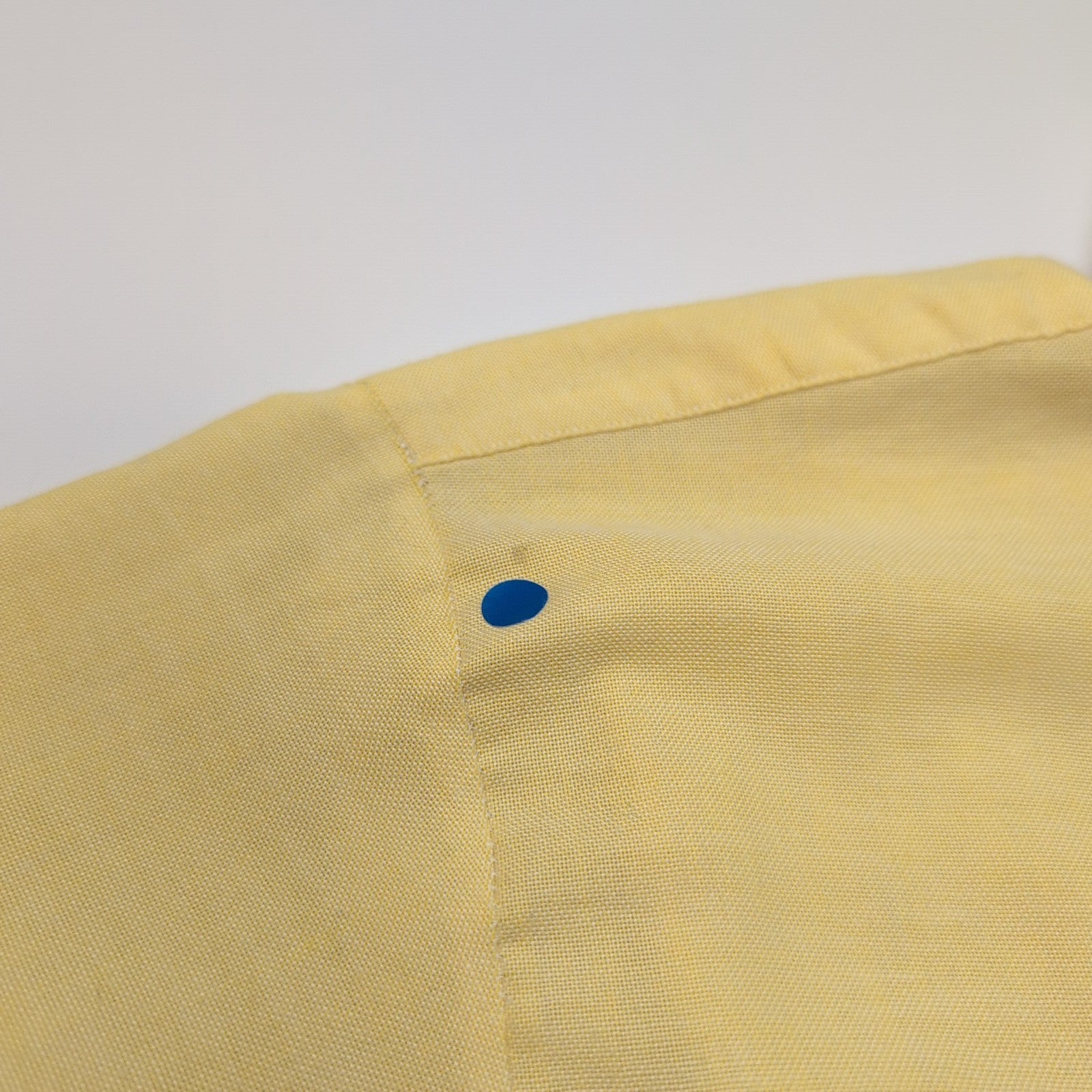 Chemise Lancer M Jaune Never Needs Ironing Button Down Vintage