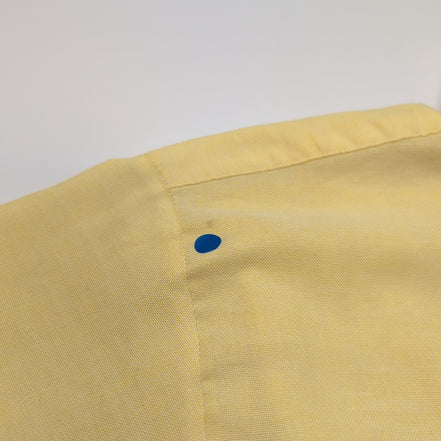 Chemise Lancer M Jaune Never Needs Ironing Button Down Vintage