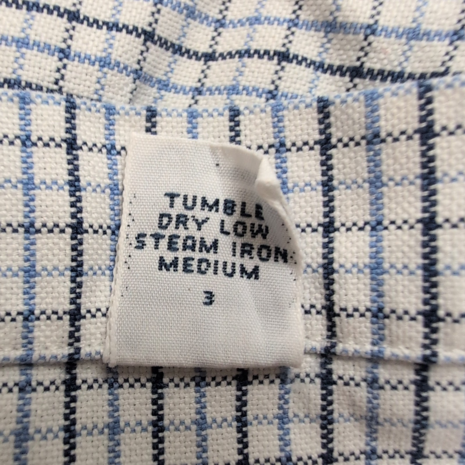 Chemise Ralph Lauren M Carreaux Bleu Blanc Oxford Button Down Shirt Vintage