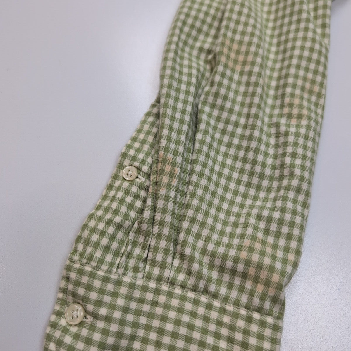 Chemise Ralph Lauren Classic Fit XL Flanelle Vert Logo Bleu Marine