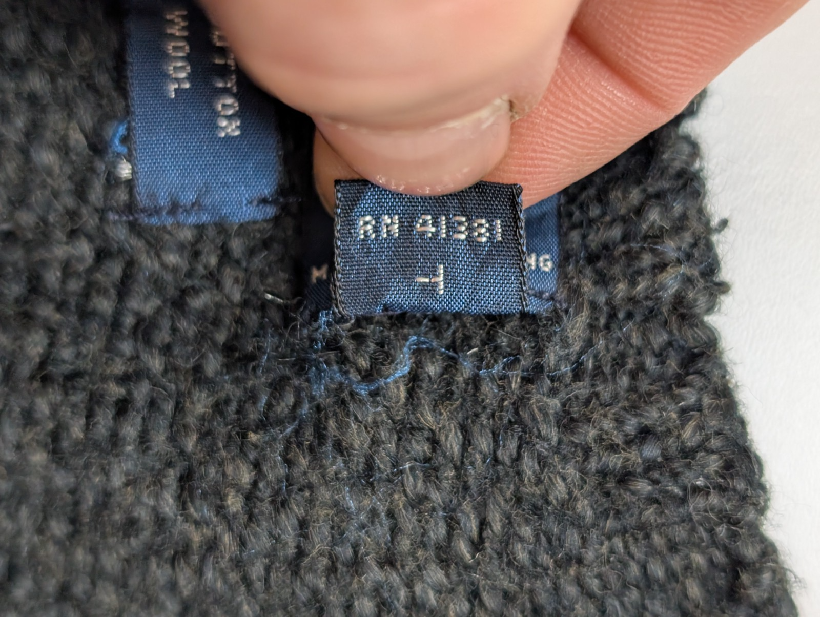 Pull Polo Ralph Lauren Gris Foncé Logo Bordeaux - Maille Coton & Laine T.L