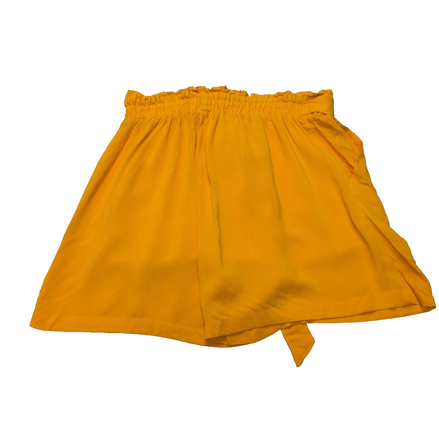 Short Femme XS Fresh Made Jaune 100% Viscose Fluide Neuf