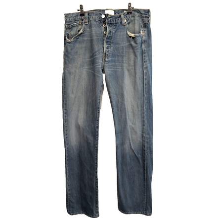 Levi’s 501 Jean Homme W36 L36 Bleu Vintage Pantalon Bouton Coupe Droite