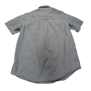 Chemise CHAPS à carreaux bleus manches courtes homme taille M