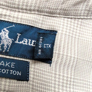 Chemise Ralph Lauren Blake XL XXL Crème Carreaux Button Down Shirt
