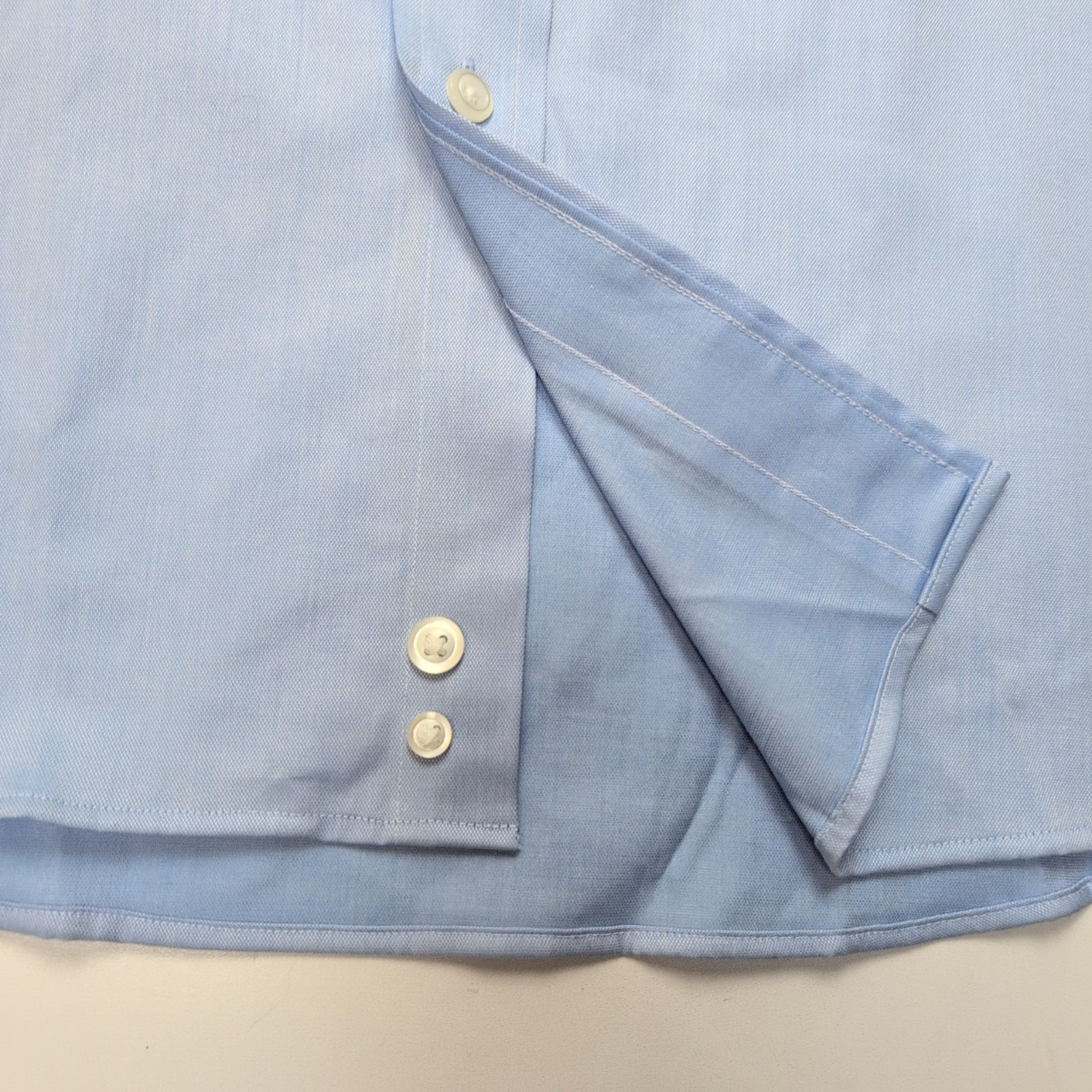 Chemise Cooper & Stewart XL Tall Neuve Étiquette Coton Stretch Bleu Unie