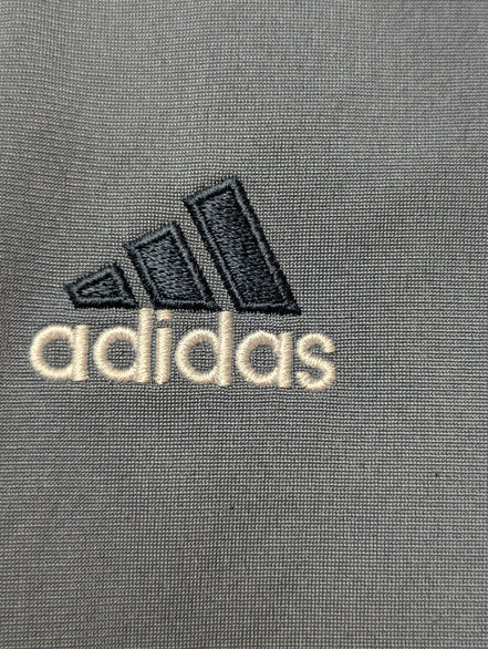 Veste Adidas Grise Taille XL (Taille Grand - voir mesures) Zips Poignets Sport