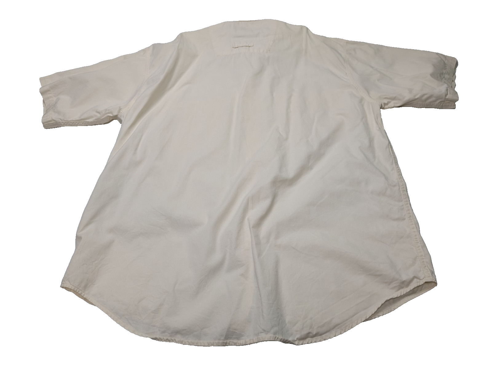 Chemise à manches courtes Dockers blanc cassé uni 2 poches taille XXL Homme