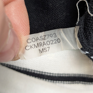Calvin Klein Pull Femme M Coton Rayures Bleu Marine Blanc Manches 3/4 