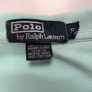 Polo Ralph Lauren Homme S Bleu Turquoise Clair Logo Orange Polo Manches Courtes