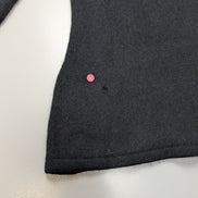 Pull Femme Tommy Hilfiger Noir Angora - Écharpe Intégrée - Taille XS
