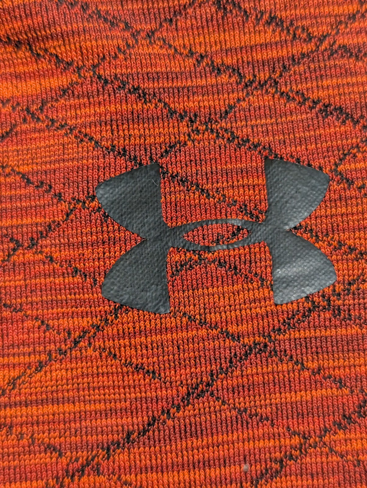 Maillot Gardien de But Under Armour Soccer Homme Orange Ambre & Noir Taille M