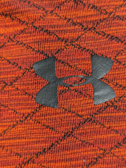 Maillot Gardien de But Under Armour Soccer Homme Orange Ambre & Noir Taille M