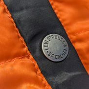 Levi's Blouson Veste Bomber Varsity Homme Noir L Chaud Doublure Orange | 300BSR