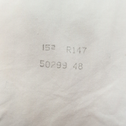 Chemise SEARS Deluxe Quality Made in USA M/L Blanc 100% Coton 2 Poches