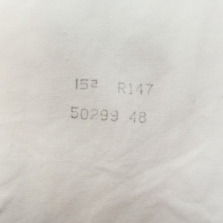 Chemise SEARS Deluxe Quality Made in USA M/L Blanc 100% Coton 2 Poches