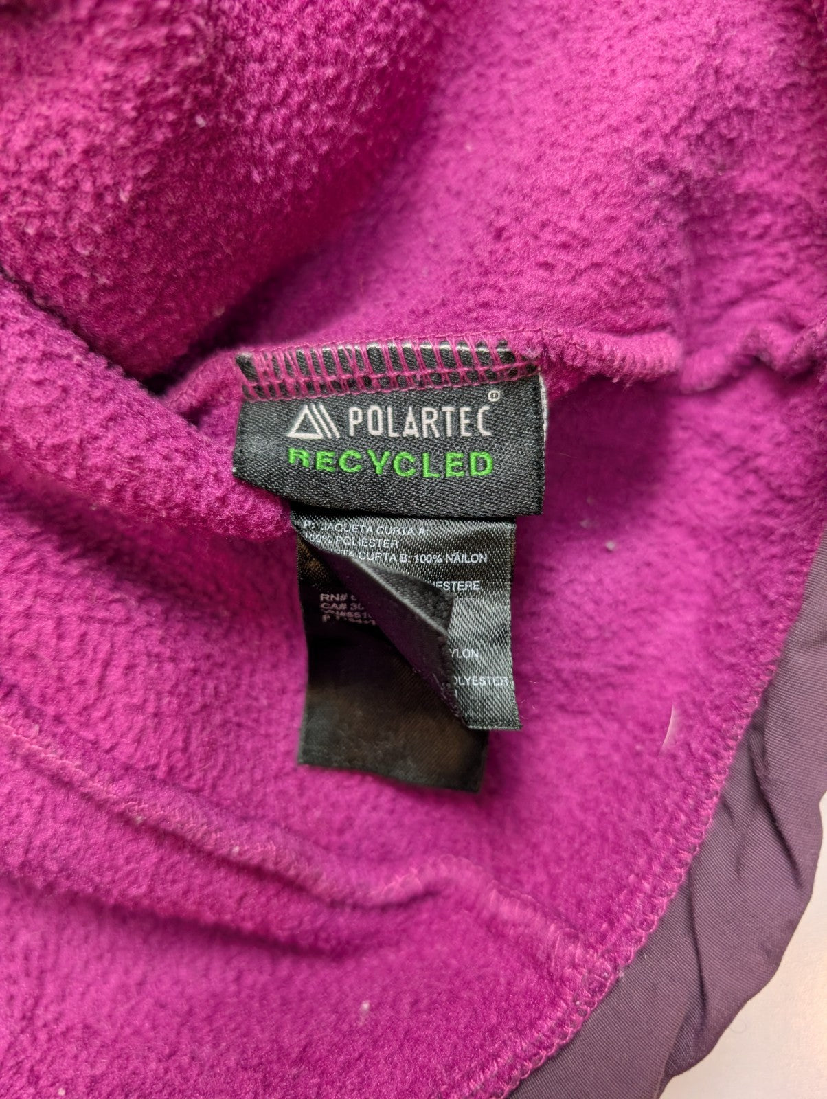 Veste Polaire The North Face Denali Fuchsia & Noir Femme - Taille XL