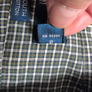 Chemise Ralph Lauren Yarmouth M L Kaki Carreaux Manches Courtes