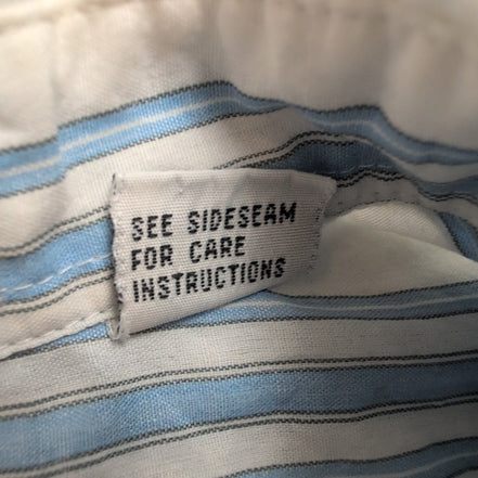Chemise Levis Silver Label M Rayures Bleu 2 Poches Manches Courtes