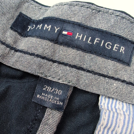 Pantalon chino bleu marine à rayures Tommy Hilfiger taille W28xL30 FR38 #36ct