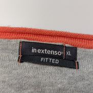 Pull Fin 100% Coton IN EXTENSO Orange - Col V - Taille XL - État Neuf