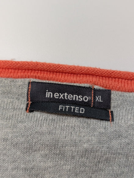 Pull Fin 100% Coton IN EXTENSO Orange - Col V - Taille XL - État Neuf