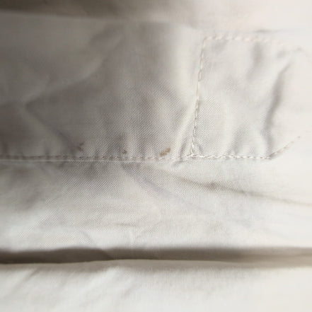 Chemise L.L. Bean beige crème uni taille S #134e