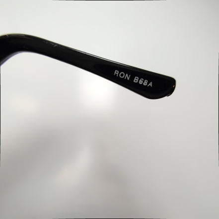 Lunettes de soleil Y2K Branche semi large Métal Perforé Rectangulaire
