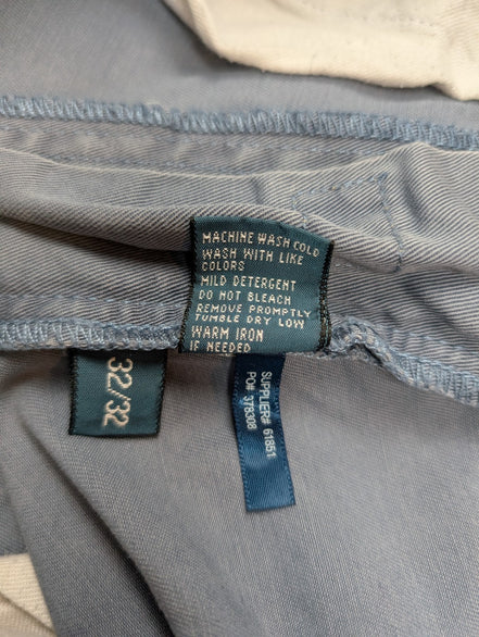 Jean Polo Ralph Lauren Dry Goods W32 L32 gris bleu coton coupe droite