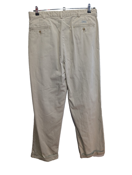 Pantalon Chino POLO RALPH LAUREN Vintage 🍦 Taille W34 L31 🍦 Crème 100% Coton