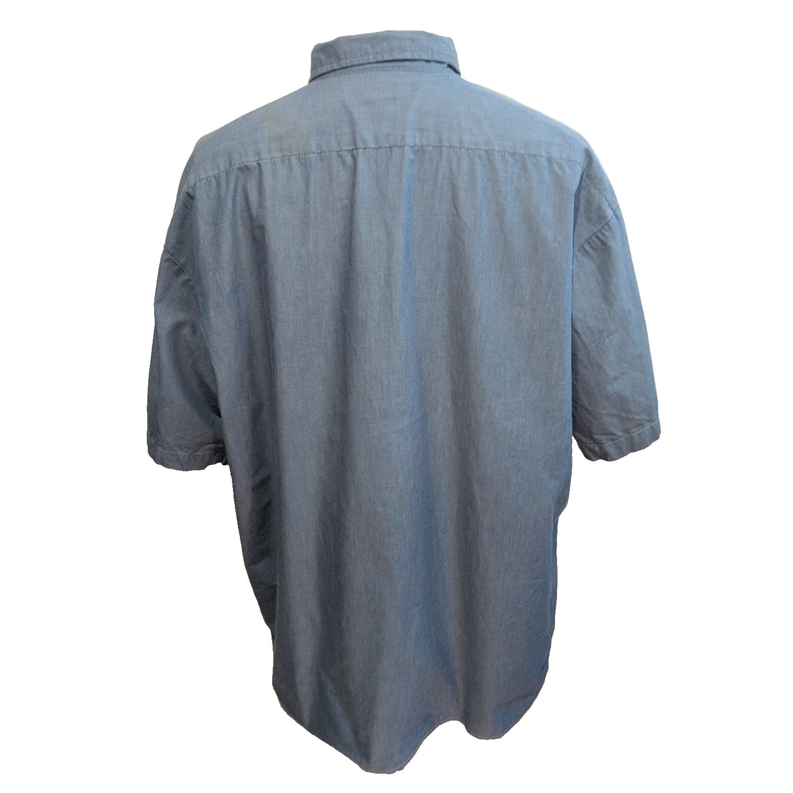 Chemise Dickies 3XL Bleu Manches Courtes Workwear 2 Poches Logo Brodé