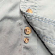 Carhartt Chemise Vintage Bleu Clair Manches Courtes 100% Coton Homme XL
