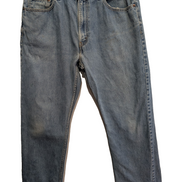 Jean Levi's 505 Regular Fit Vintage Homme W38 L30 Bleu Denim Classic Straight