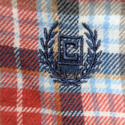 CHAPS Flanelle Rouge Bleu XL Logo Brodé VINTAGE 100% Coton | 310S