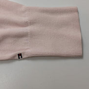 Pull Fin Tommy Hilfiger Femme Col V Rose Motif Losanges Coton Pima Taille M
