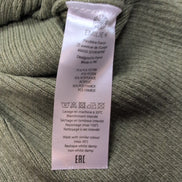 Robe Emilie.K Barnaba S/M Vert Kaki Manches Longues Neuve Étiquette