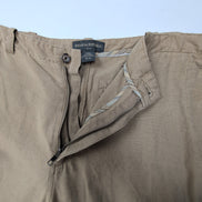 Pantalon Banana Republic Lin Coton Beige Chino Taille W34 L32